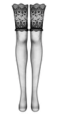 Meias de Ligas Obsidian Pretas Beauty Night Fashion - Thumbnail 6