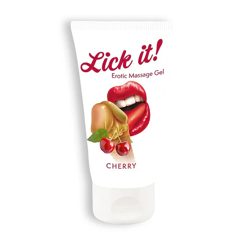 Lubrificante Beijável Lick-It Cereja 50ml Orion