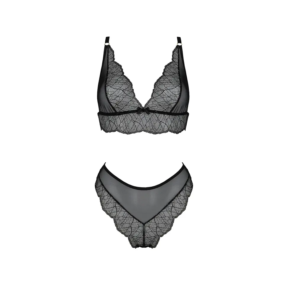 Conjunto de 2 Peças Amberly Preto Passion 3