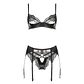 Conjunto de 3 Peças Marilyn Preto Beauty Night Fashion - Thumbnail 3