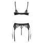 Conjunto de 3 Peças Marilyn Preto Beauty Night Fashion - Thumbnail 4