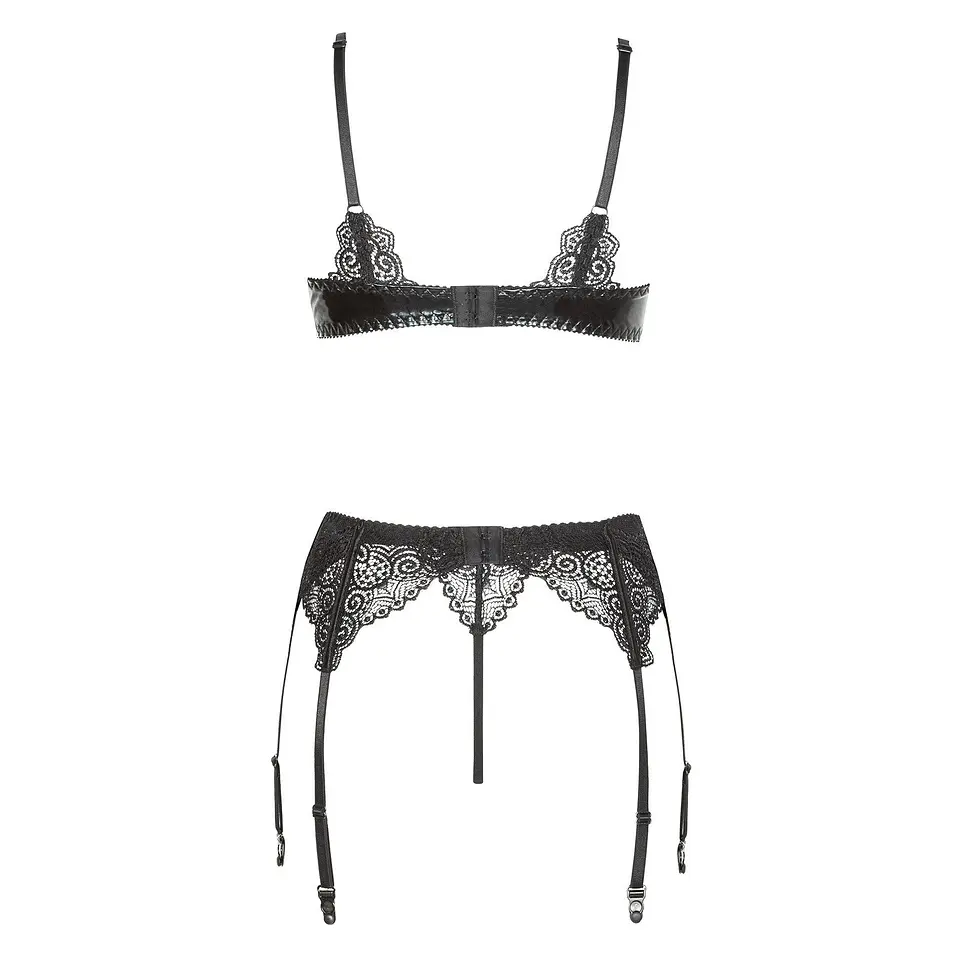 Conjunto de 3 Peças Marilyn Preto Beauty Night Fashion 4