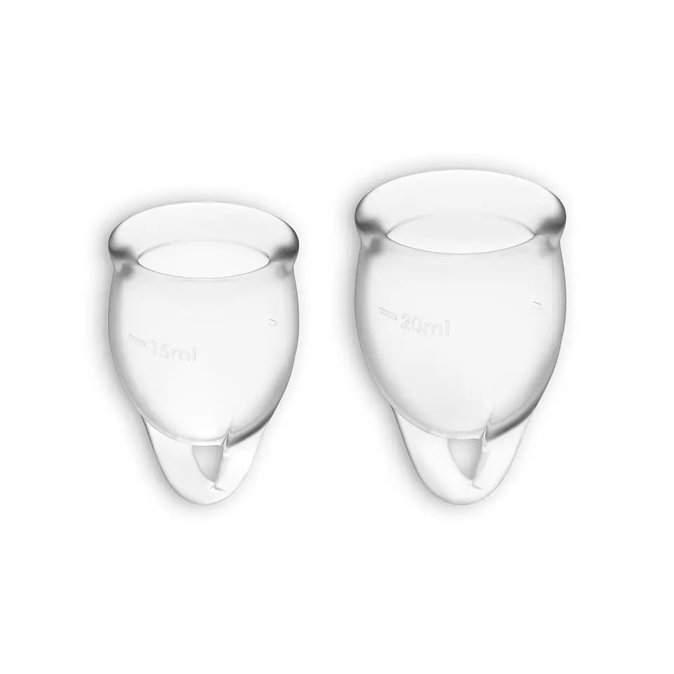 Conjunto de 2 Copos Menstruais Feel Confident Satisfyer 3