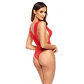 Body Veronica Vermelho Beauty Night Fashion - Thumbnail 3