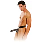 Strap-On Oco 10'' Big Daddy Hollow Fetish Fantasy Series Preto - Thumbnail 2