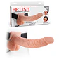 Strap-On Oco com Testículos 9' Fetish Fantasy Series Branco - Thumbnail 2