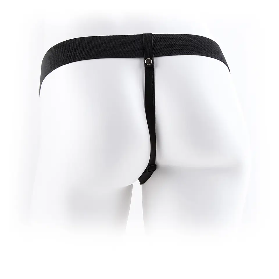 Strap-On Oco com Testículos 9' Fetish Fantasy Series Branco 5