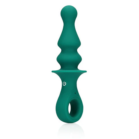 Plug Anal Peão com Vibração Peacock Plume Loveline