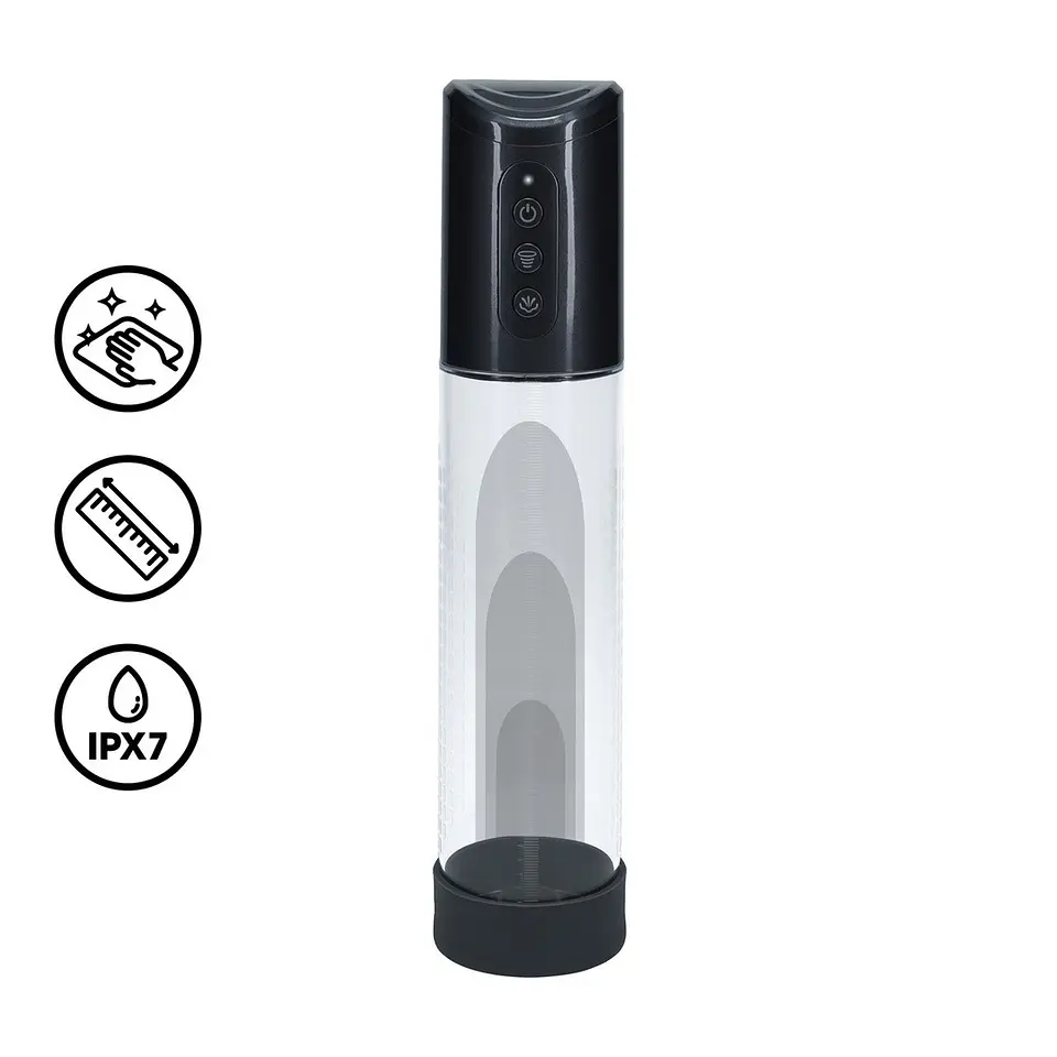 Bomba Recarregável para o Pénis Hyperpump Gun Metal Pumped 1