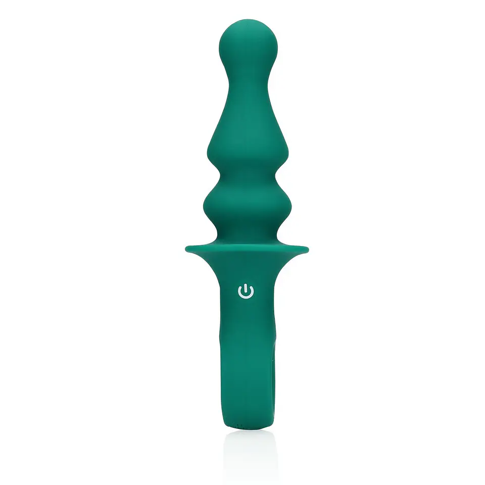 Plug Anal Peão com Vibração Peacock Plume Loveline 5