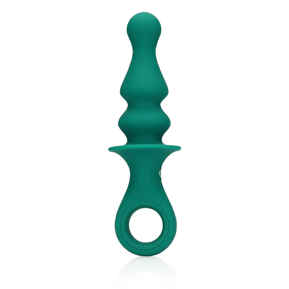 Plug Anal Peão com Vibração Peacock Plume Loveline 6