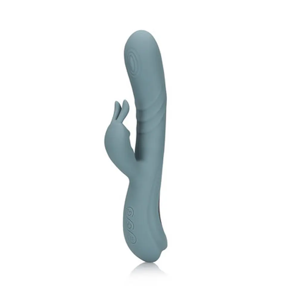 Vibrador Rabbit Fingering Motion Weathervane Grey Loveline 1