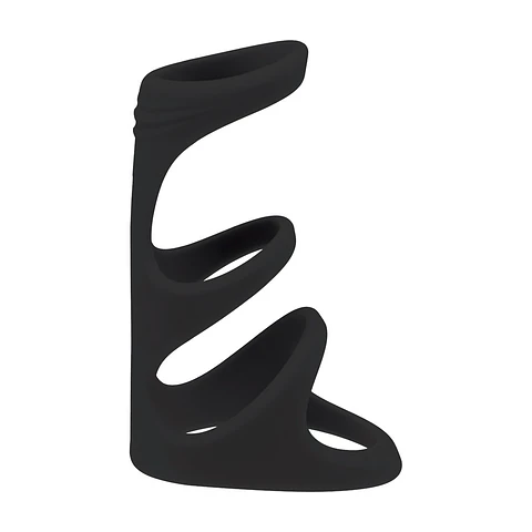 Anel para o Pénis 3 Loop Preto Levelz