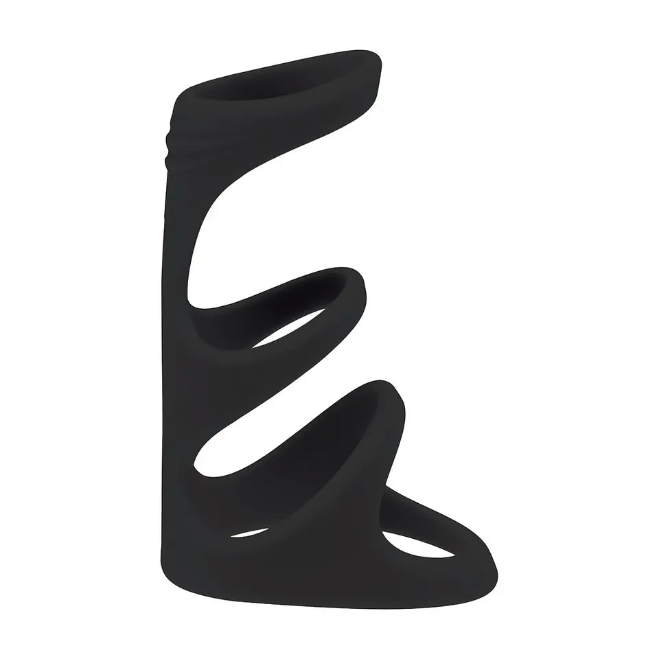 Anel para o Pénis 3 Loop Preto Levelz 1