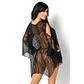 Robe e Tanga Sissy Preto Beauty Night Fashion - Thumbnail 3