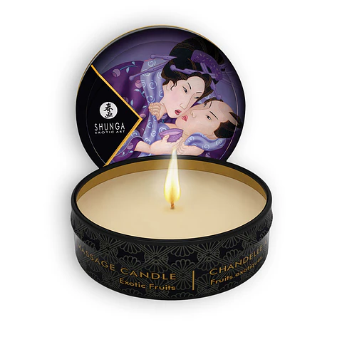 Vela de Massagem Afrodisíaca Shunga Frutos Exóticos 30ml Shunga Erotic Art