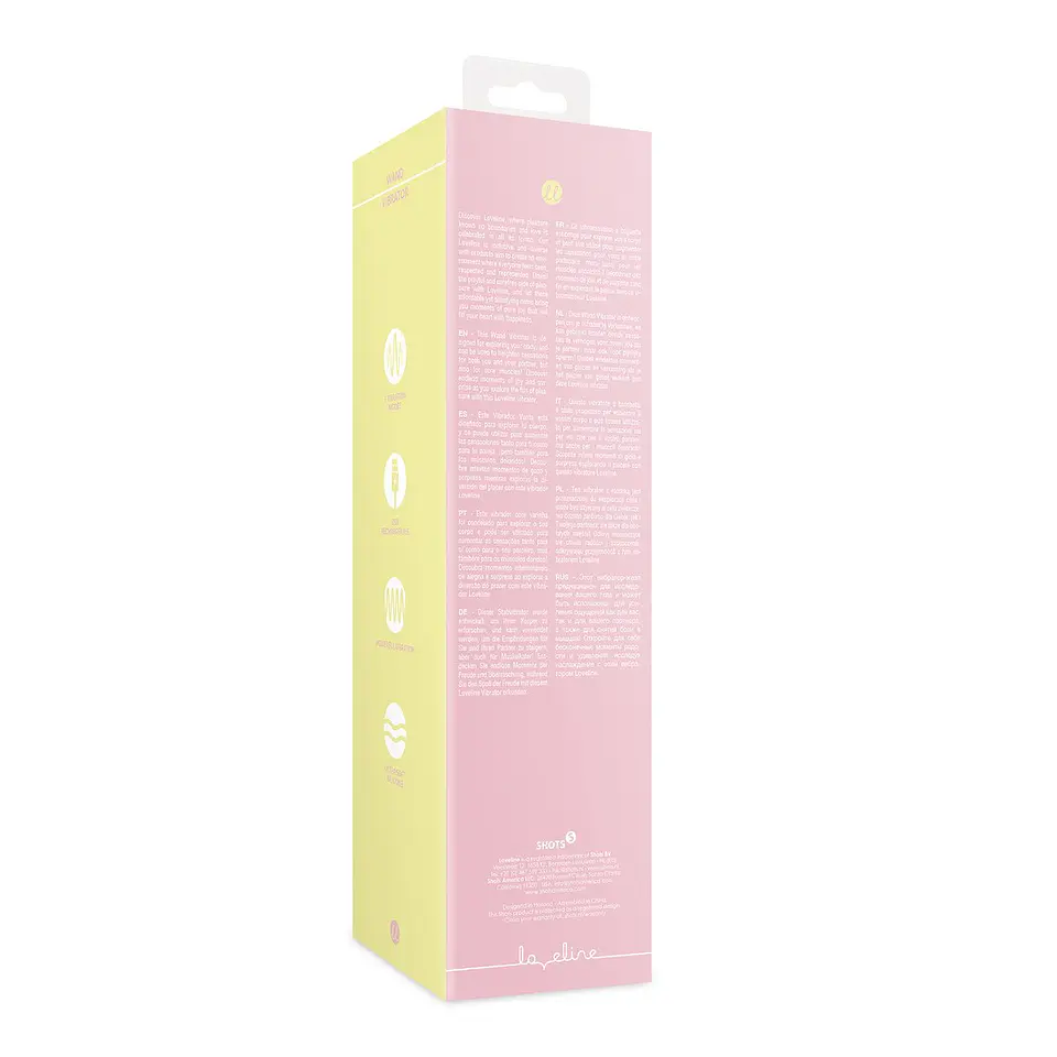Varinha Massajadora Rose Pink Loveline 3