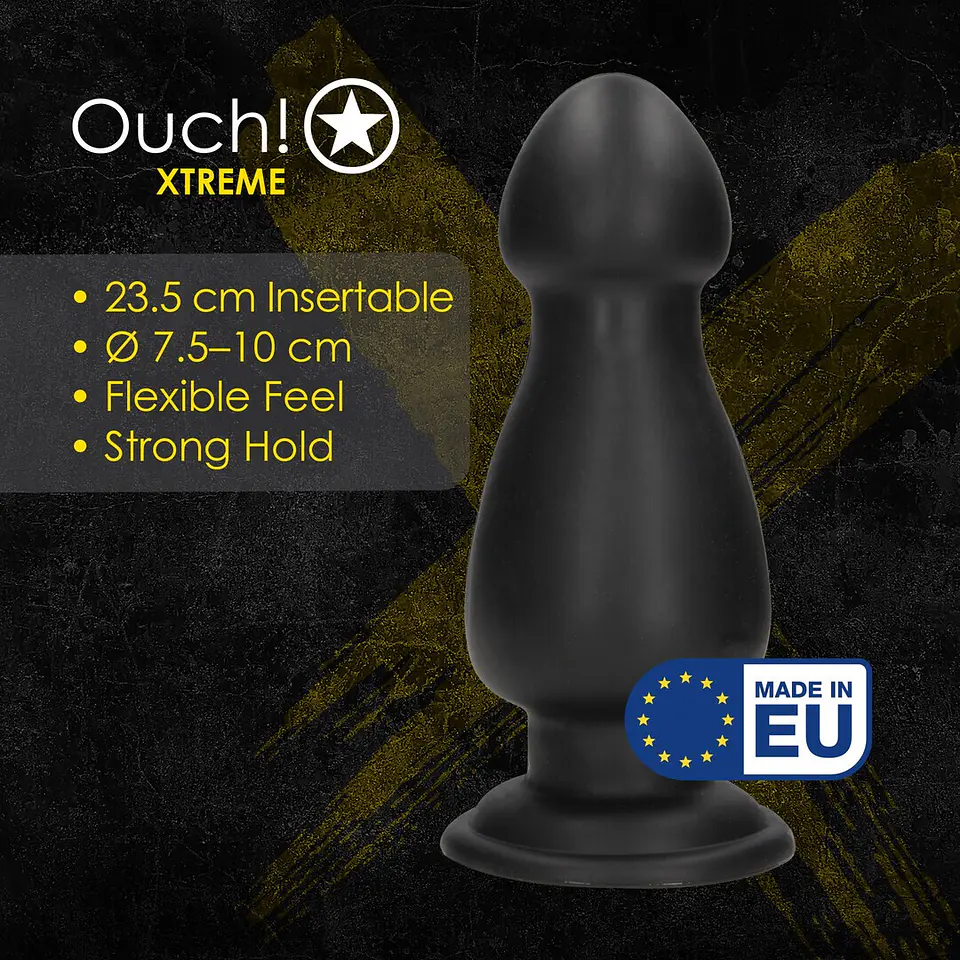 Plug Anal Overdrive 23.5 CM Preto Ouch! 5