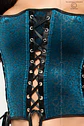 Corpete e Tanga Azul Chilirose - Thumbnail 3