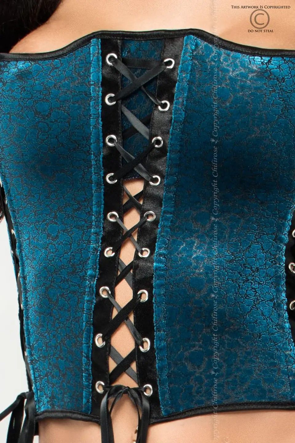 Corpete e Tanga Azul Chilirose 3