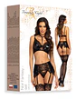 Conjunto de 3 Peças Noir Fantasy Set Beauty Night Fashion Preto - Thumbnail 5