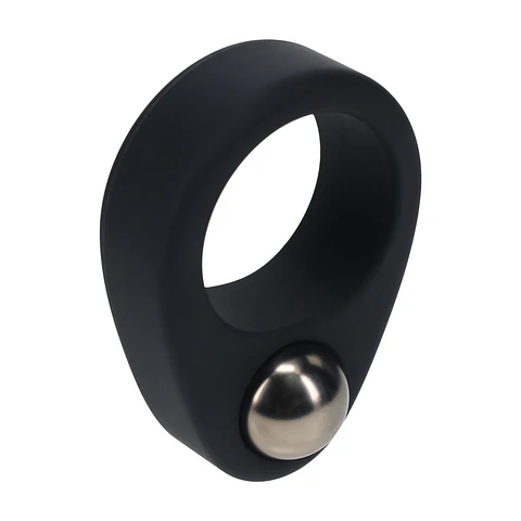 Anel para o Pénis em Silicone Líquido com Peso Preto Levelz