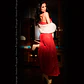 Camisa de Noite e Tanga Vermelha Chilirose (CR-3470) - Thumbnail 2