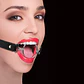 Mordaça Ouch! Ring Gag XL Preta - Thumbnail 1