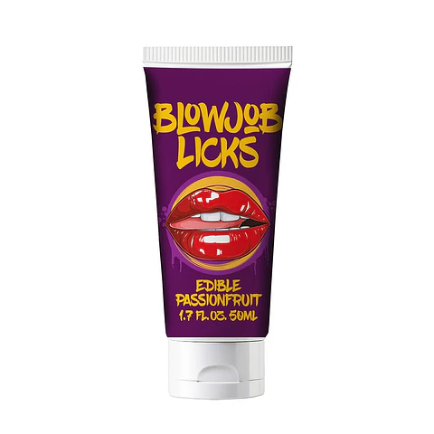 Gel para Uso Oral com Sabor a Maracujá Blow Job Licks 1.7 Fl Oz/ 50 ML Pharmquests