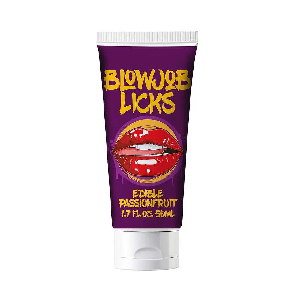 Gel para Uso Oral com Sabor a Maracujá Blow Job Licks 1.7 Fl Oz/ 50 ML Pharmquests 1
