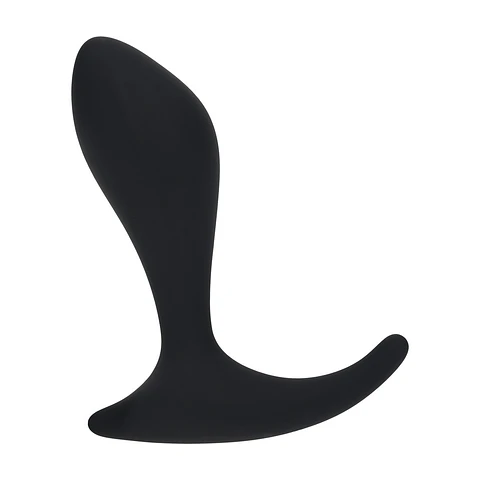 Estimulador de Próstata de Silicone com Ondulação Preto Levelz