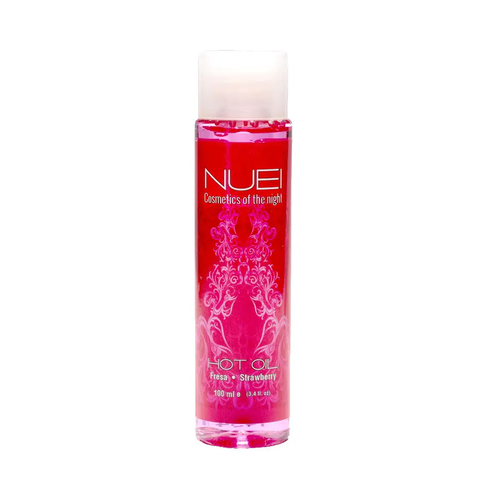 Óleo de Massagem com Efeito Calor Morango Hot Oil Nuei 100ml 2