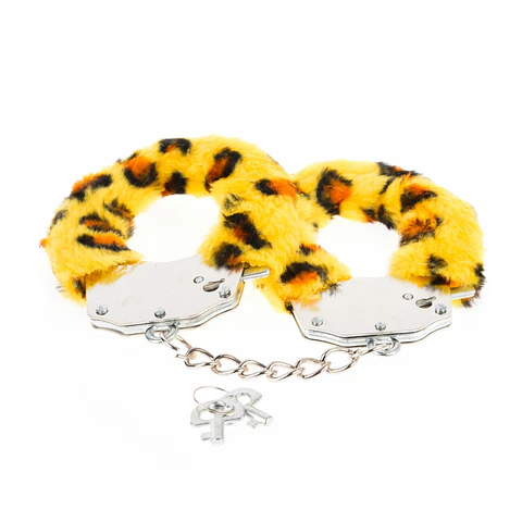 Algemas com Pelúcia Leopardo Argus Fetish Argus Toys