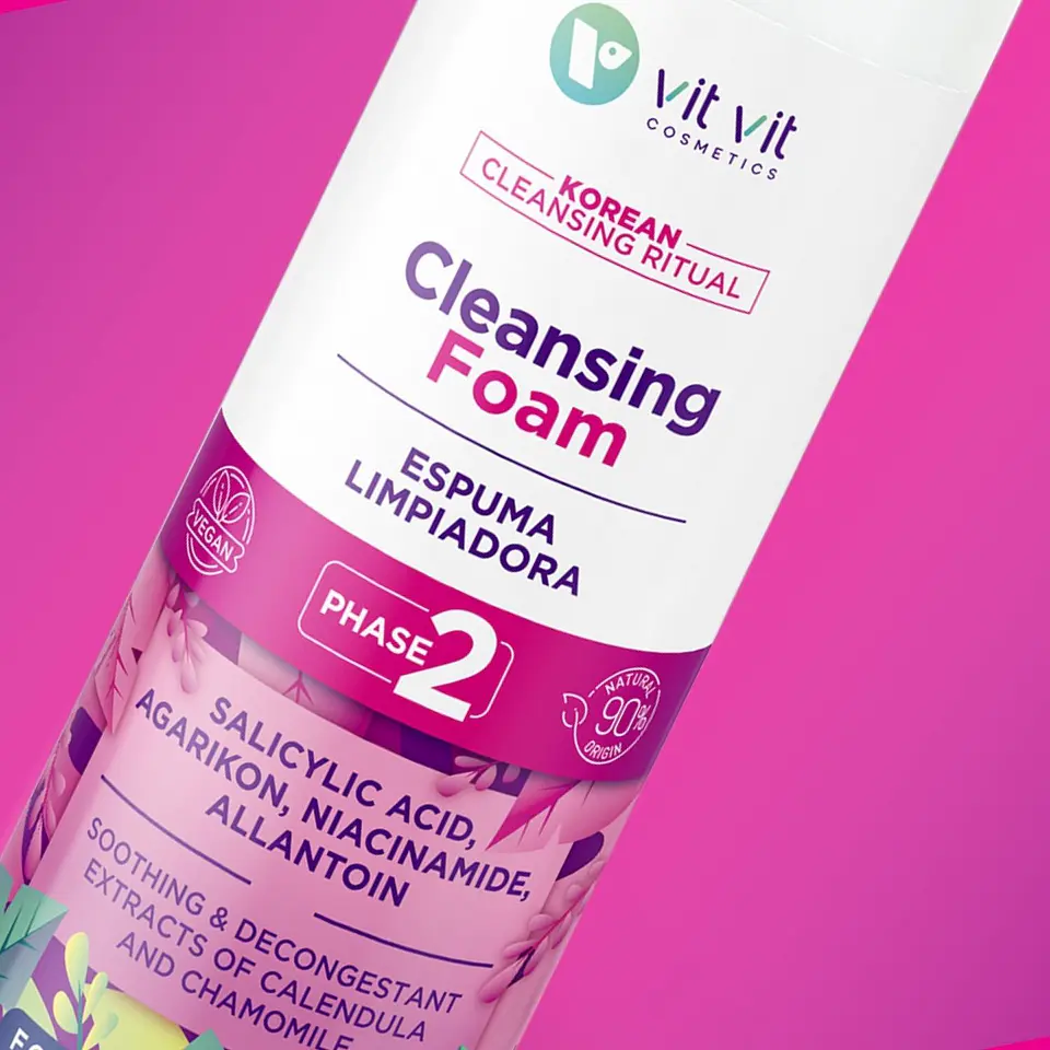 Espuma de Limpeza Korean Beauty Nourishing and Cleanser Balm Vit Vit Cosmetics 150ml 4