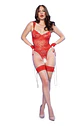 Body com Algemas Vermelho Chilirose (CR-4881) - Thumbnail 3