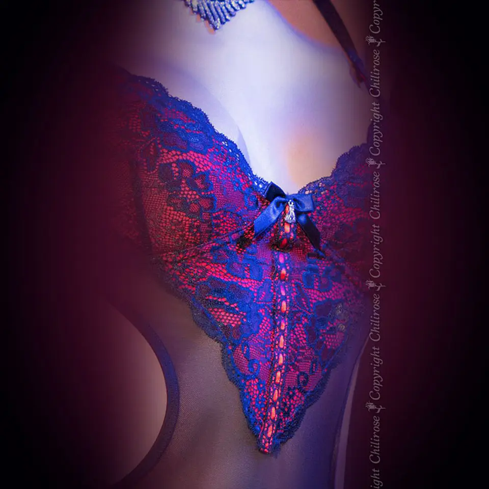 Body em Renda Preto Chilirose (CR-4155) 6