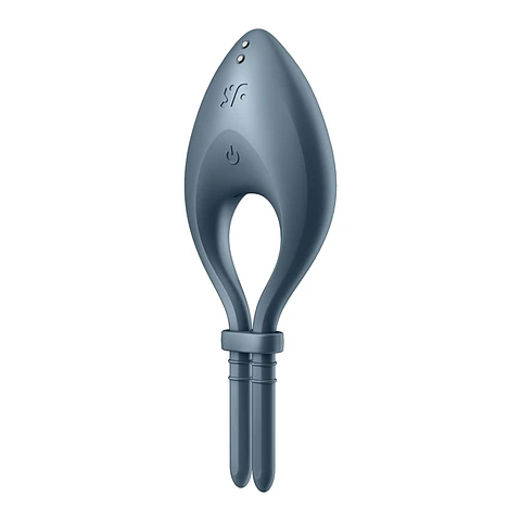 Anel Vibratório Bullseye com App Satisfyer Azul Escuro