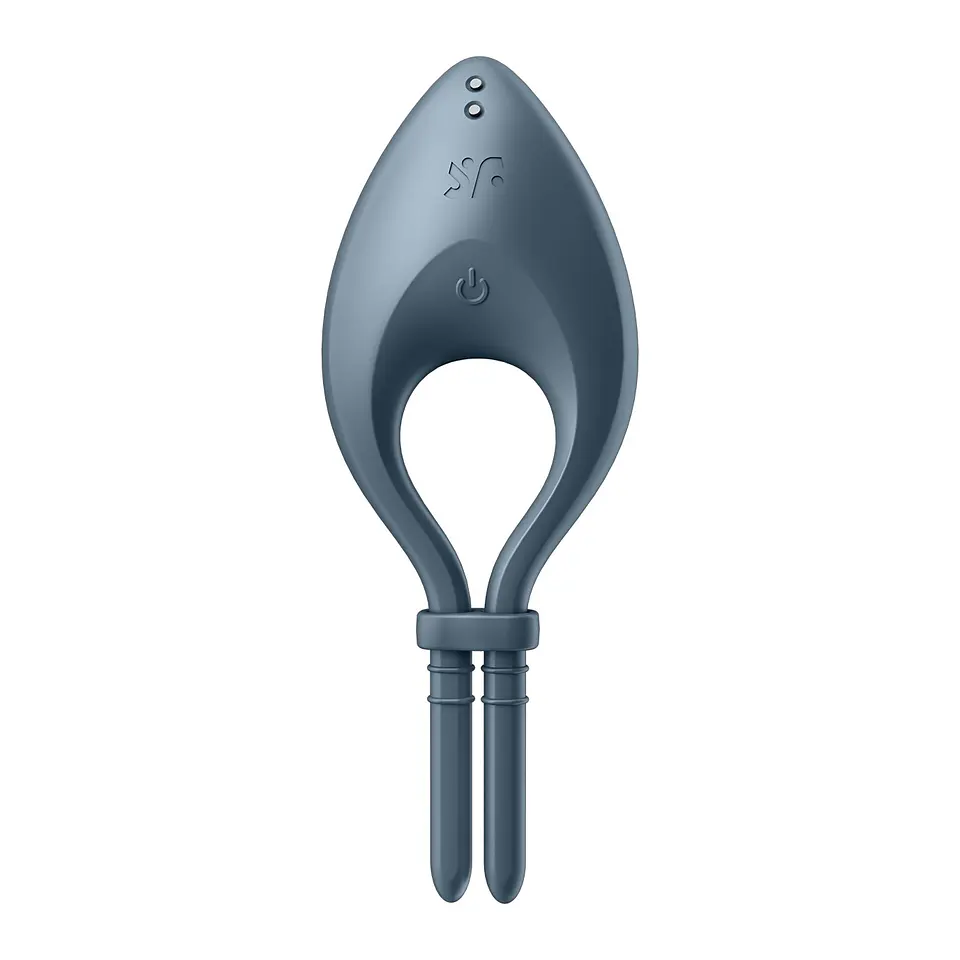 Anel Vibratório Bullseye com App Satisfyer Azul Escuro 5