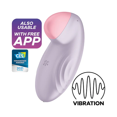 Estimulador Tropical Tip Connect App Lilás Satisfyer