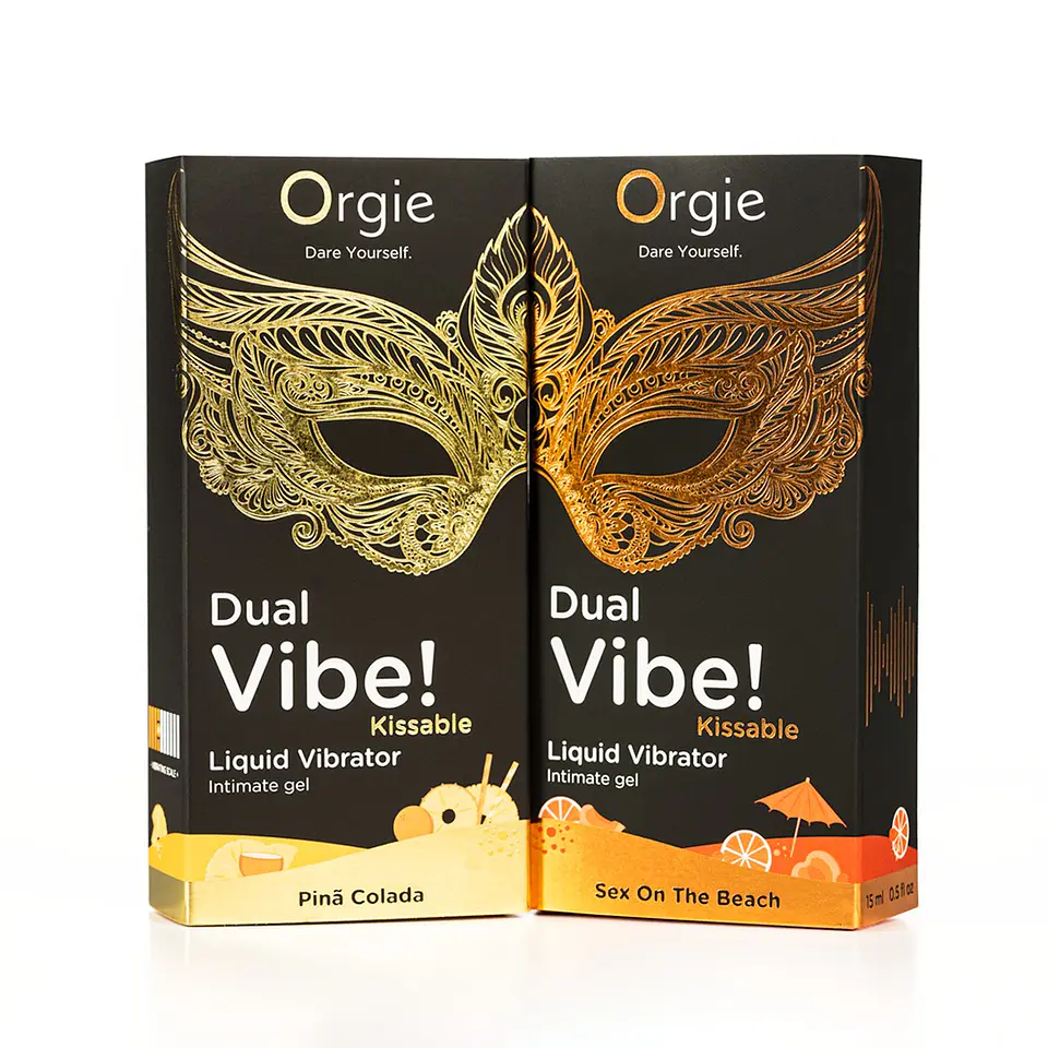 Vibrador Líquido Beijável Dual Vibe Sex On the Beach 15ml Orgie 5