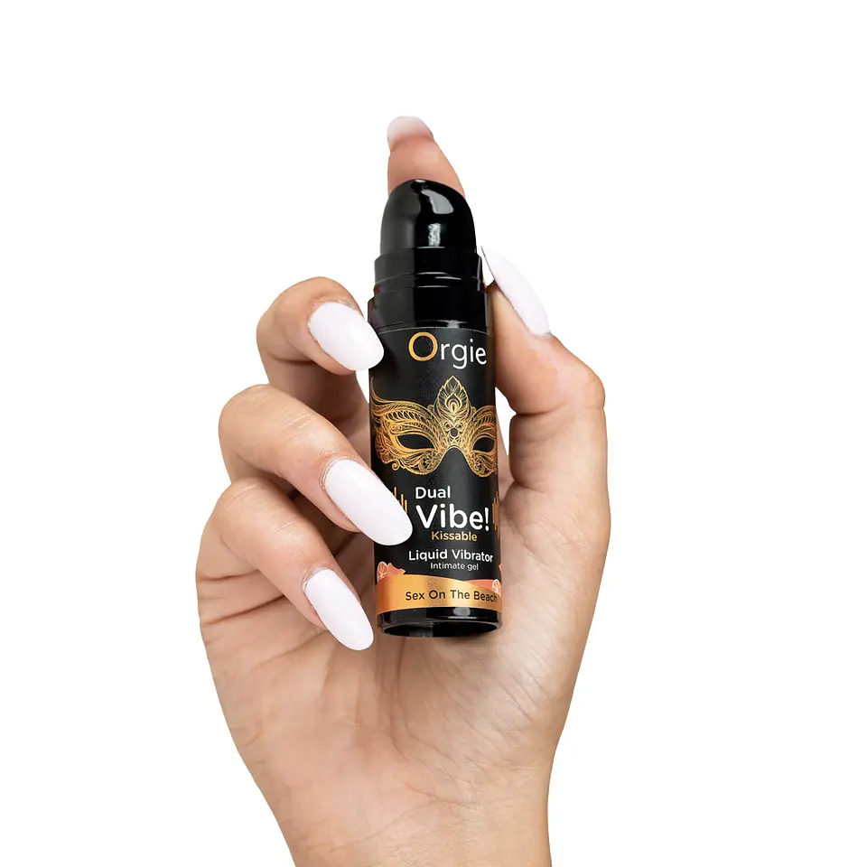Vibrador Líquido Beijável Dual Vibe Sex On the Beach 15ml Orgie 6