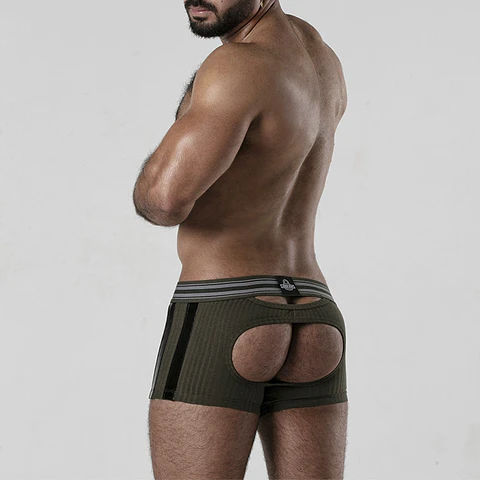 Boxers Backroom Bottomless Locker Gear Caqui