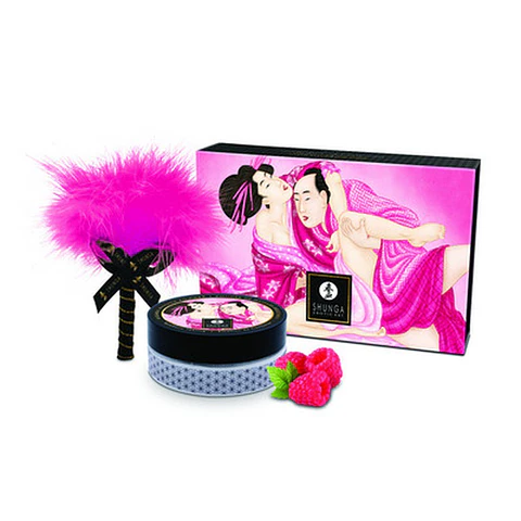 Pó Corporal Beijável - Sensação de Framboesa - 2.65 Oz / 75 Gr - Shunga