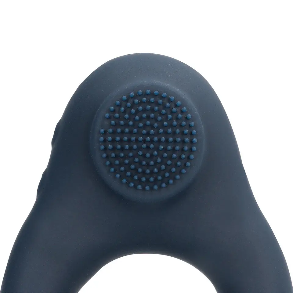 Anel Vibratório com Estimulação Clitoriana Azul Índigo Loveline 6