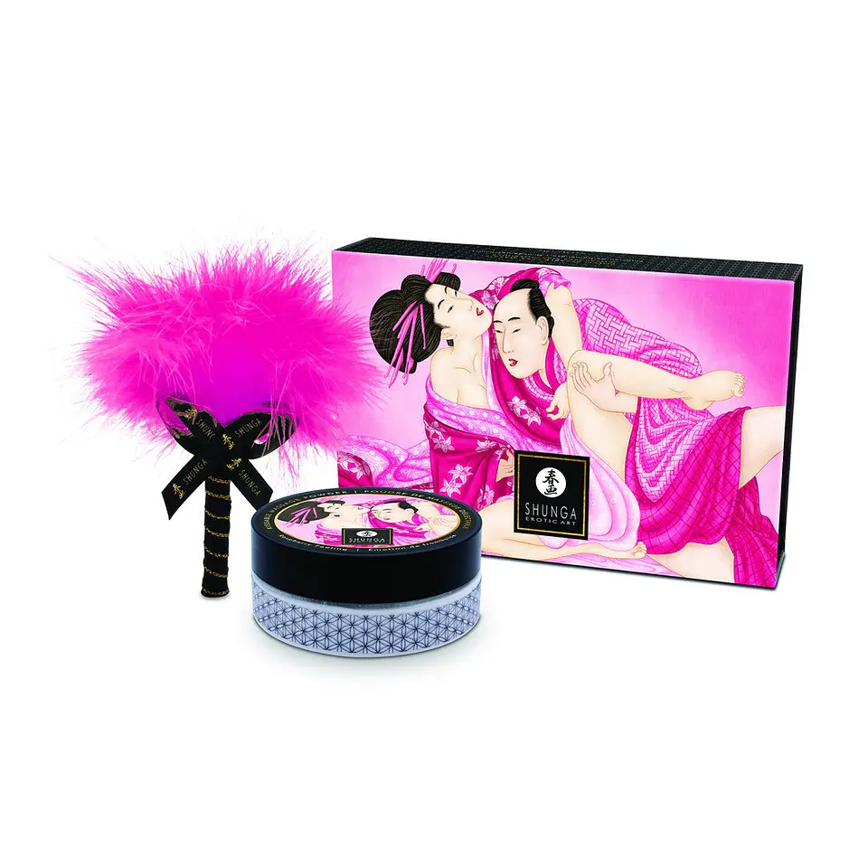 Pó Corporal Beijável - Sensação de Framboesa - 2.65 Oz / 75 Gr - Shunga 4