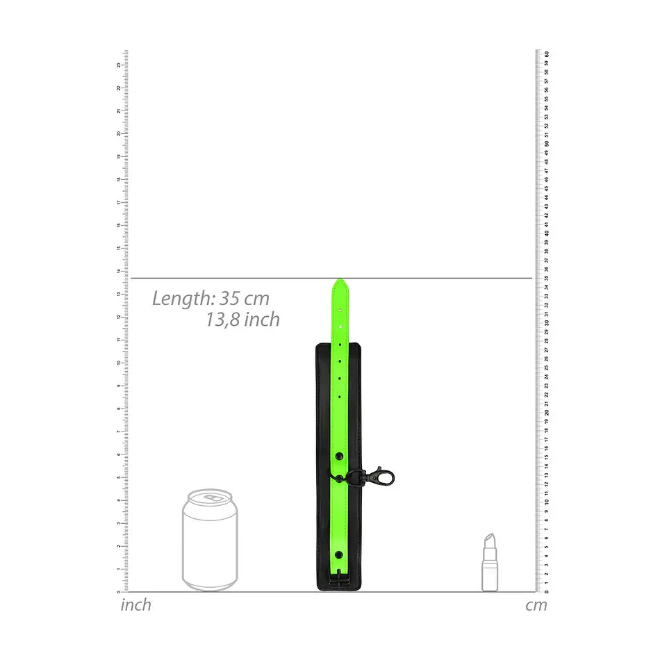Algemas para Tornozelos Fluorescentes Glow In the Dark Ouch! 5