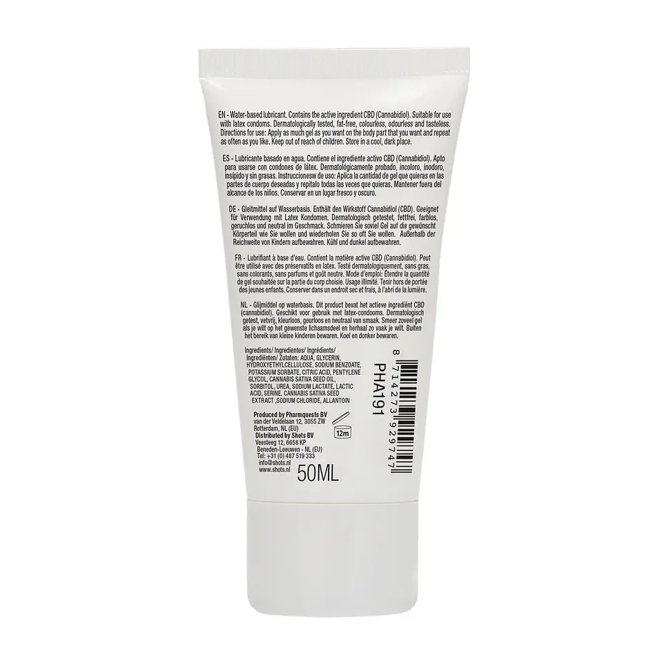Lubrificante à Base de Água Natural CBD 2 Fl Oz 50 ML Pharmquests 3