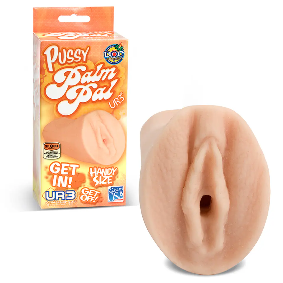 Masturbador Palm Pal Tamanho Pequeno em Forma de Vagina (modelo 2) Doc Johnson 2
