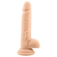 Dildo em Silicone Real Safe Rod Slim Branco Toyz4lovers - Thumbnail 1