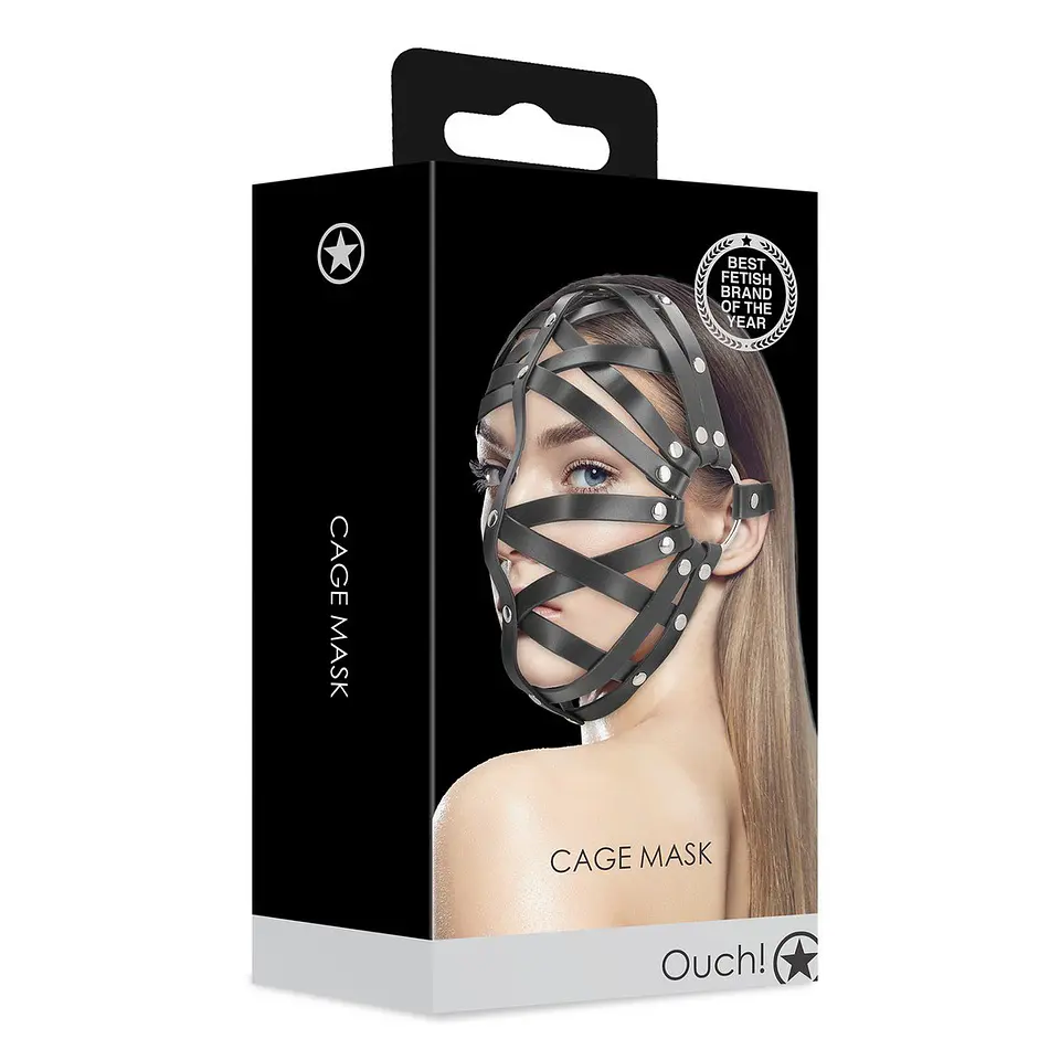 Máscara Cage Preta Ouch! 3